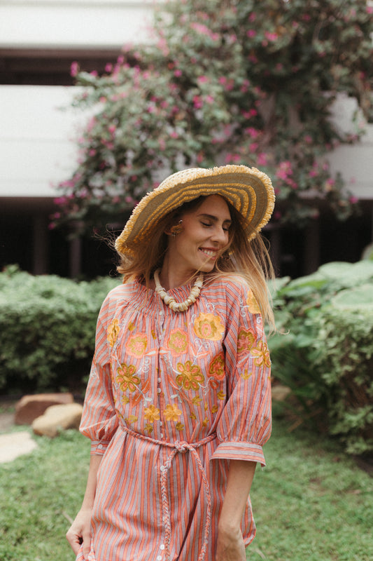 Eloisa Midi | Lei Pink Flower