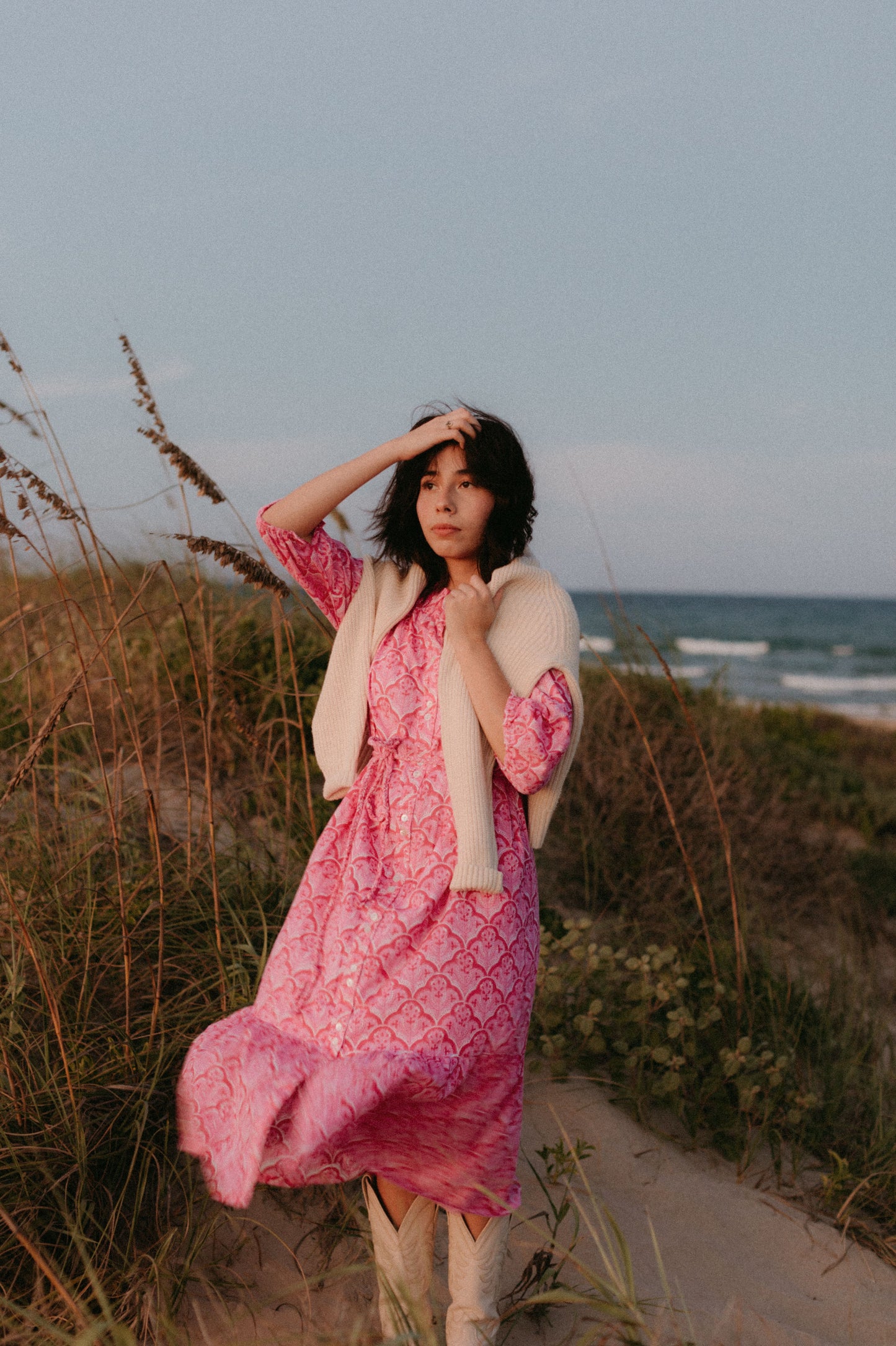 Eloisa Midi | Pink Cosmos