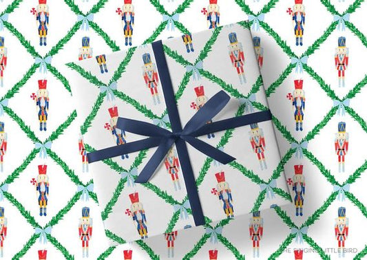 Nutcracker Holiday Gift Wrap (Individual Sheets)