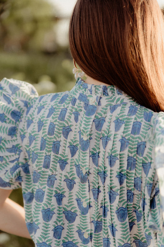 Monette | Floral Blue Alpine