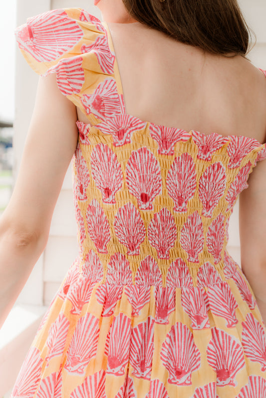 iris Midi Dress |Mimosa