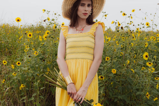 Eddie Midi Dress | Paradise Sunstruck