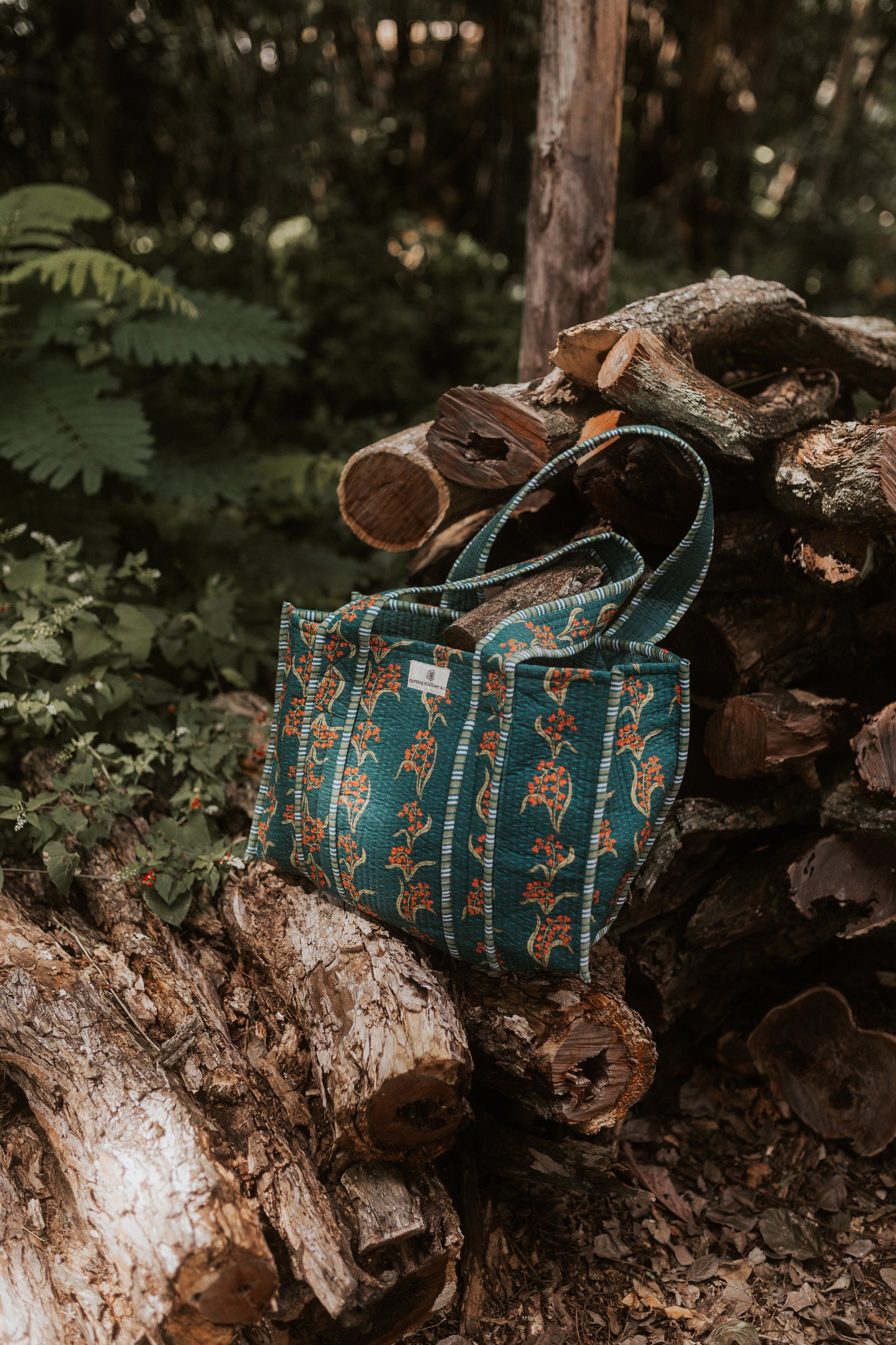 Julieta Tote Bag | Mistletoe Print