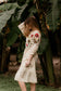 Eloisa Midi | Olden Amber Stripe