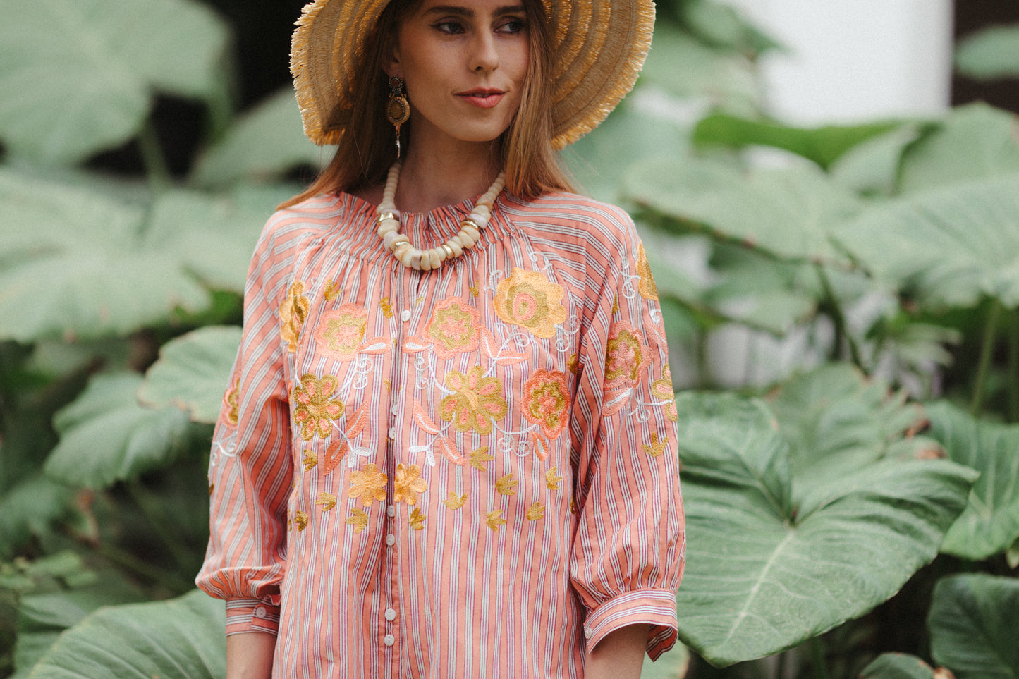 Eloisa Midi | Lei Pink Flower