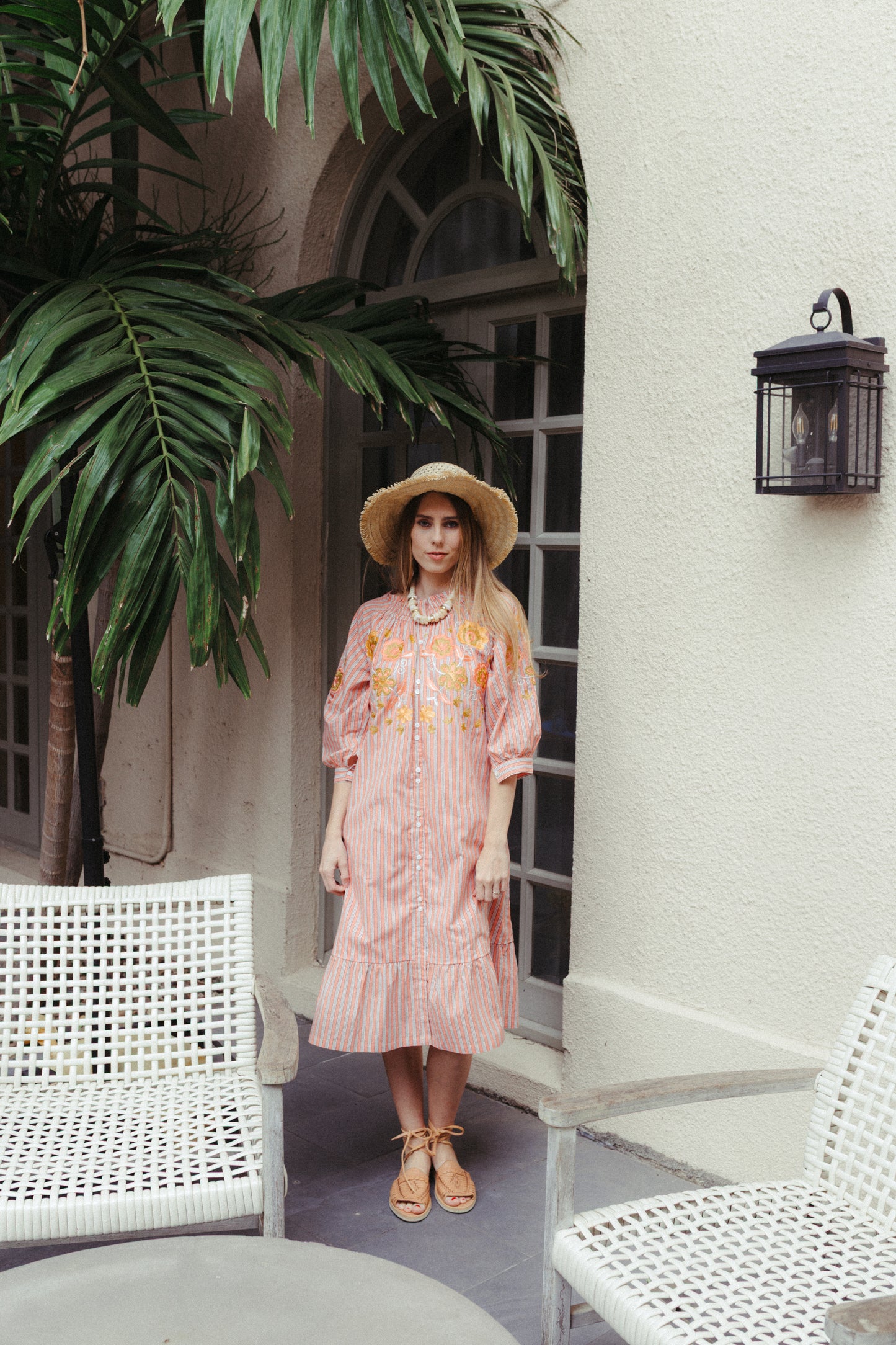 Eloisa Midi | Lei Pink Flower