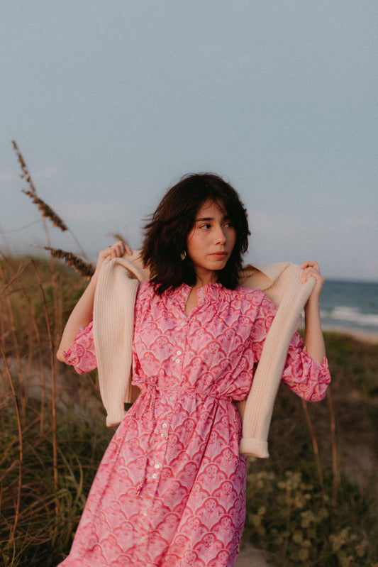 Eloisa Midi | Pink Cosmos