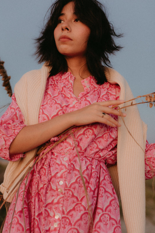 Eloisa Midi | Pink Cosmos