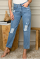 Lexi High Rise Distressed Jeans